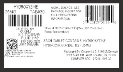 Label (Hydroxyzine 25mg)